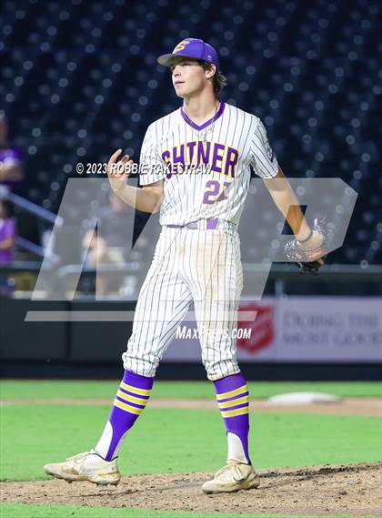 Thumbnail 3 in Shiner vs. New Home (UIL 2A Baseball State Semifinal) photogallery.