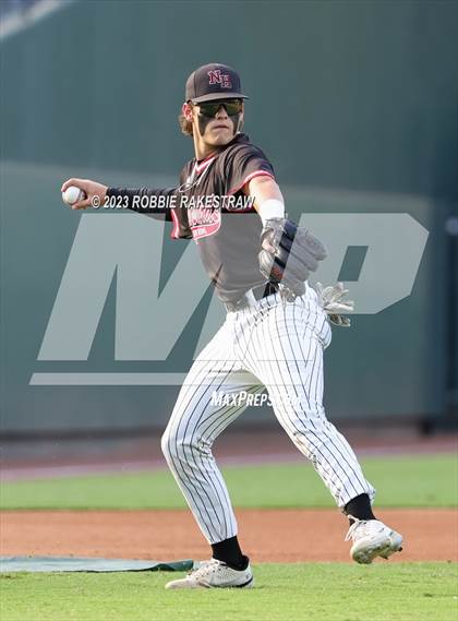 Thumbnail 1 in Shiner vs. New Home (UIL 2A Baseball State Semifinal) photogallery.