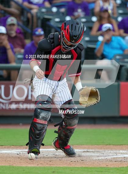 Thumbnail 3 in Shiner vs. New Home (UIL 2A Baseball State Semifinal) photogallery.