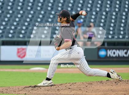 Thumbnail 2 in Shiner vs. New Home (UIL 2A Baseball State Semifinal) photogallery.