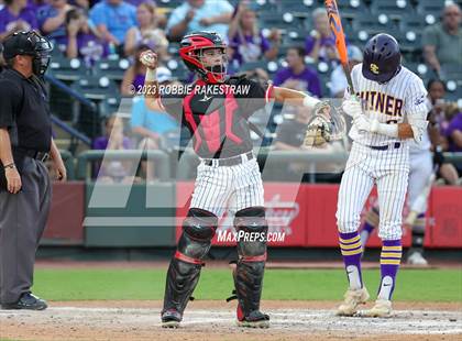 Thumbnail 2 in Shiner vs. New Home (UIL 2A Baseball State Semifinal) photogallery.