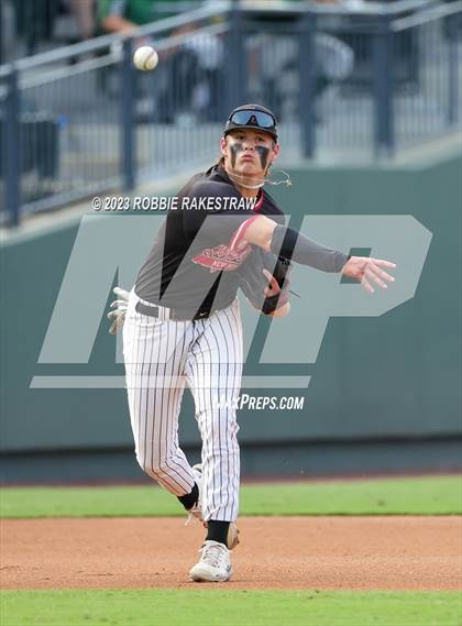 Thumbnail 2 in Shiner vs. New Home (UIL 2A Baseball State Semifinal) photogallery.