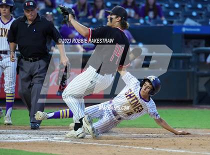 Thumbnail 2 in Shiner vs. New Home (UIL 2A Baseball State Semifinal) photogallery.