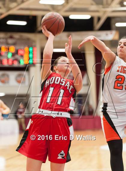 Thumbnail 2 in Hoosac Valley vs. South Hadley (Spalding Hoophall Classic) photogallery.