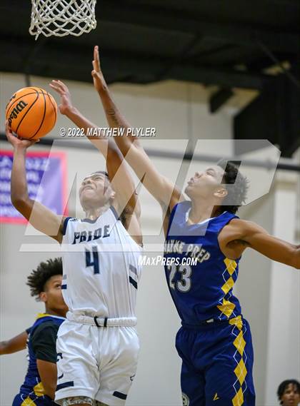 Thumbnail 3 in Henderson Collegiate vs. Wayne Preparatory Academy (Isaac Levy Veterans Day Tournament) photogallery.