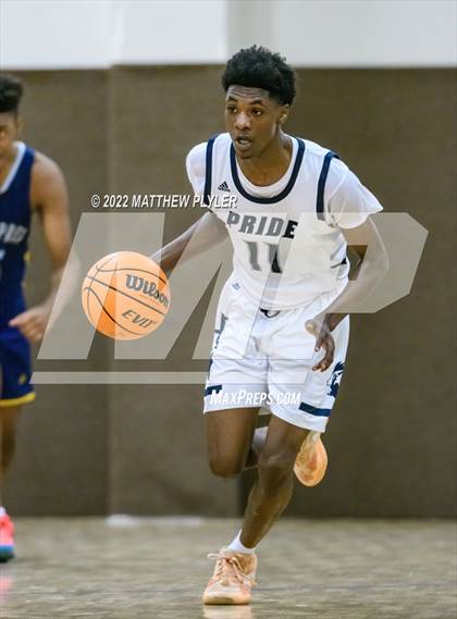 Thumbnail 2 in Henderson Collegiate vs. Wayne Preparatory Academy (Isaac Levy Veterans Day Tournament) photogallery.