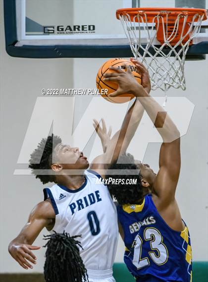 Thumbnail 1 in Henderson Collegiate vs. Wayne Preparatory Academy (Isaac Levy Veterans Day Tournament) photogallery.