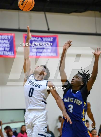Thumbnail 2 in Henderson Collegiate vs. Wayne Preparatory Academy (Isaac Levy Veterans Day Tournament) photogallery.