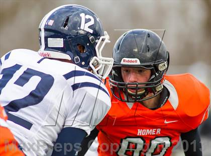 Thumbnail 2 in Homer vs Detroit Loyola (MHSAA D7 Semifinal) photogallery.