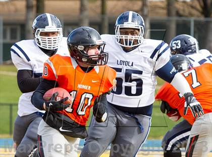 Thumbnail 1 in Homer vs Detroit Loyola (MHSAA D7 Semifinal) photogallery.