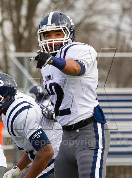 Thumbnail 1 in Homer vs Detroit Loyola (MHSAA D7 Semifinal) photogallery.