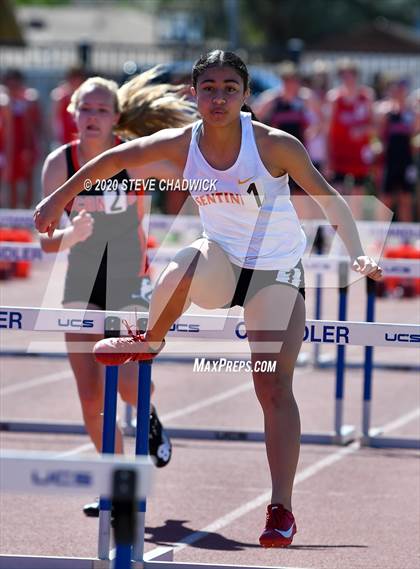 Thumbnail 2 in 5th Annual Small School Invitational (100m Hurdles) photogallery.