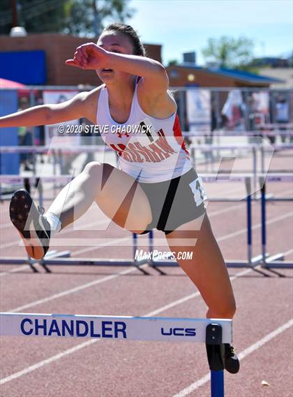 Thumbnail 3 in 5th Annual Small School Invitational (100m Hurdles) photogallery.