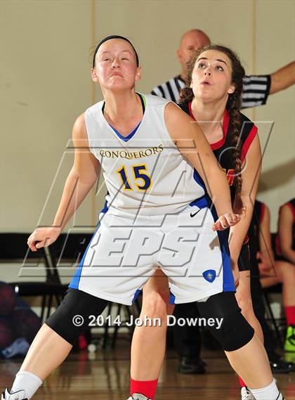 Thumbnail 1 in Desert Christian Academy vs. Palm Valley (MaxPreps Holiday Classic) photogallery.