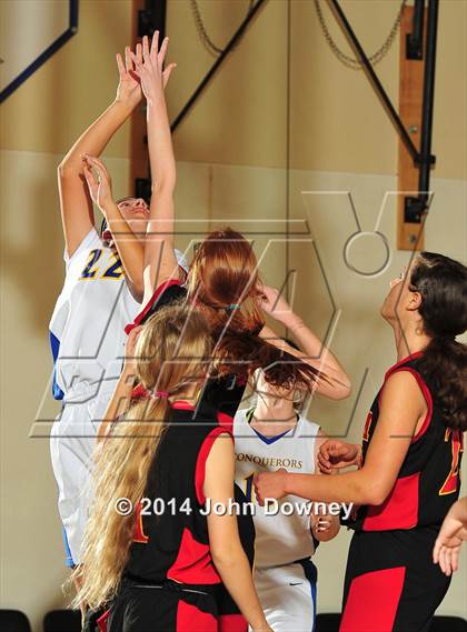 Thumbnail 3 in Desert Christian Academy vs. Palm Valley (MaxPreps Holiday Classic) photogallery.