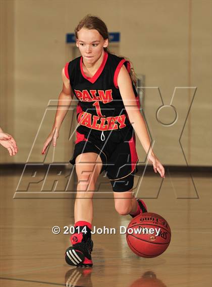 Thumbnail 3 in Desert Christian Academy vs. Palm Valley (MaxPreps Holiday Classic) photogallery.