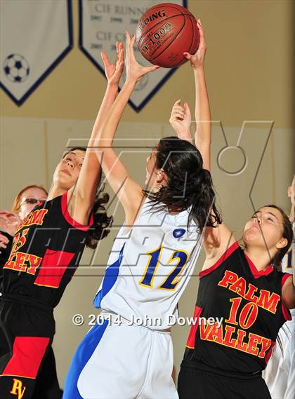 Thumbnail 2 in Desert Christian Academy vs. Palm Valley (MaxPreps Holiday Classic) photogallery.