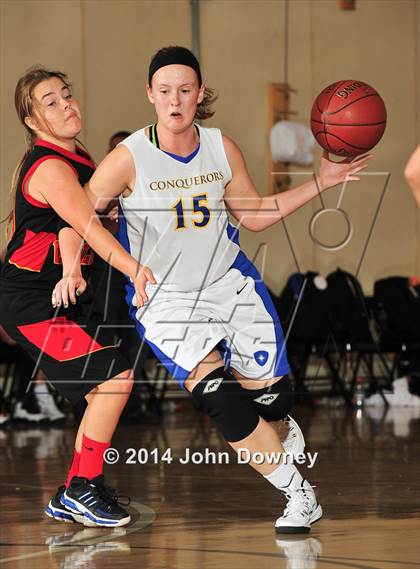 Thumbnail 3 in Desert Christian Academy vs. Palm Valley (MaxPreps Holiday Classic) photogallery.