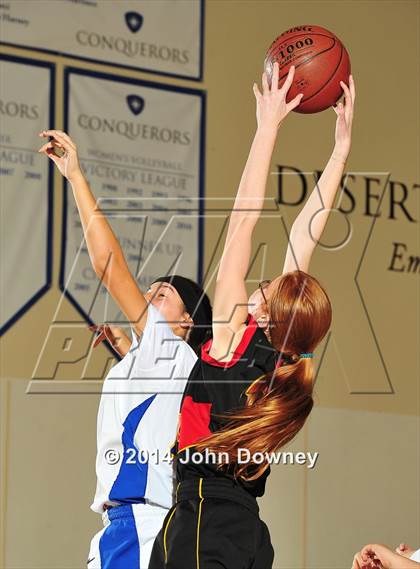 Thumbnail 3 in Desert Christian Academy vs. Palm Valley (MaxPreps Holiday Classic) photogallery.