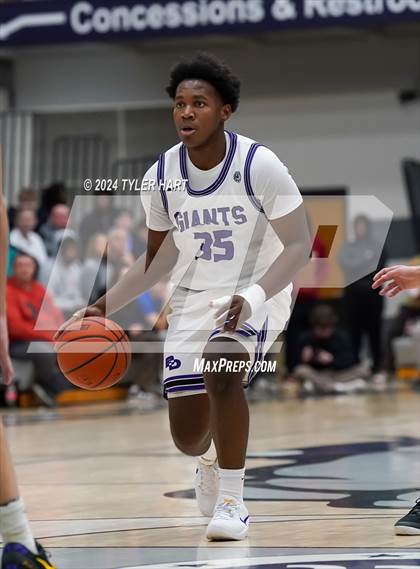 Thumbnail 3 in Greenfield-Central vs. Ben Davis (Sneakers for Santa Shootout) photogallery.