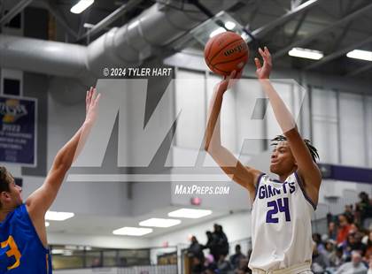 Thumbnail 2 in Greenfield-Central vs. Ben Davis (Sneakers for Santa Shootout) photogallery.