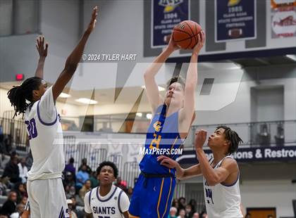 Thumbnail 1 in Greenfield-Central vs. Ben Davis (Sneakers for Santa Shootout) photogallery.