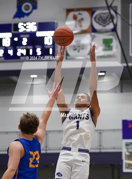 Thumbnail 2 in Greenfield-Central vs. Ben Davis (Sneakers for Santa Shootout) photogallery.