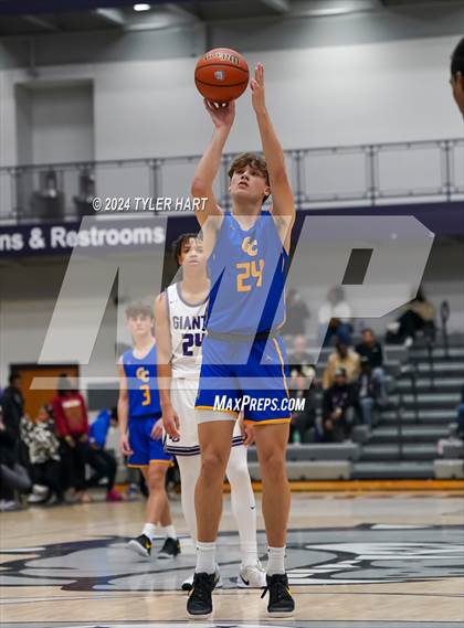 Thumbnail 3 in Greenfield-Central vs. Ben Davis (Sneakers for Santa Shootout) photogallery.