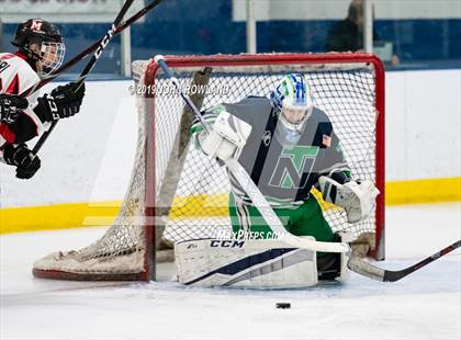 Thumbnail 1 in Maine vs. New Trier Blue (Blackhawks HoHo Tournament) photogallery.
