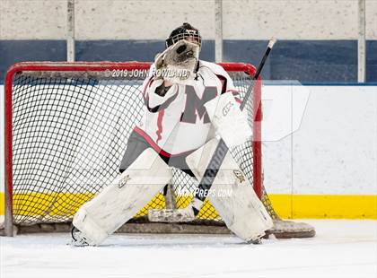 Thumbnail 1 in Maine vs. New Trier Blue (Blackhawks HoHo Tournament) photogallery.