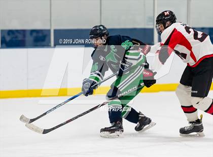 Thumbnail 2 in Maine vs. New Trier Blue (Blackhawks HoHo Tournament) photogallery.