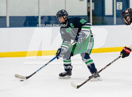 Thumbnail 1 in Maine vs. New Trier Blue (Blackhawks HoHo Tournament) photogallery.