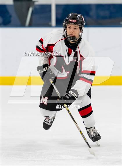 Thumbnail 1 in Maine vs. New Trier Blue (Blackhawks HoHo Tournament) photogallery.