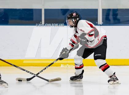 Thumbnail 1 in Maine vs. New Trier Blue (Blackhawks HoHo Tournament) photogallery.