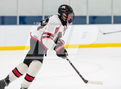 Thumbnail 1 in Maine vs. New Trier Blue (Blackhawks HoHo Tournament) photogallery.