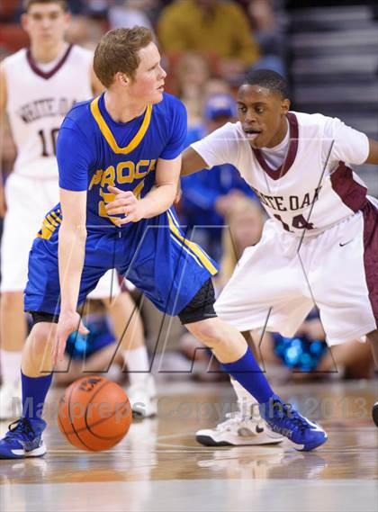 Thumbnail 3 in White Oak vs. Brock (UIL 2A Final) photogallery.