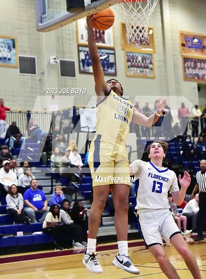 Thumbnail 2 in St. Pius X Catholic vs. Florence photogallery.