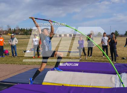 Thumbnail 2 in Pikes Peak Athletic Conference League Championship (Pole Vault) photogallery.