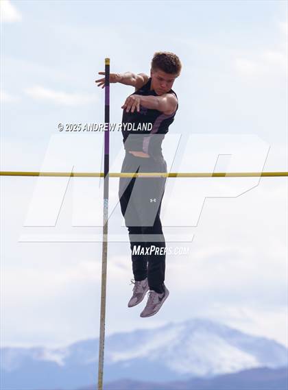 Thumbnail 2 in Pikes Peak Athletic Conference League Championship (Pole Vault) photogallery.