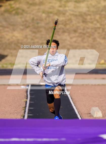 Thumbnail 2 in Pikes Peak Athletic Conference League Championship (Pole Vault) photogallery.