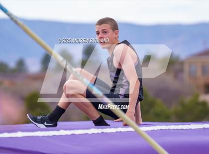 Thumbnail 2 in Pikes Peak Athletic Conference League Championship (Pole Vault) photogallery.