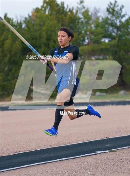 Thumbnail 1 in Pikes Peak Athletic Conference League Championship (Pole Vault) photogallery.