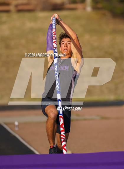 Thumbnail 1 in Pikes Peak Athletic Conference League Championship (Pole Vault) photogallery.