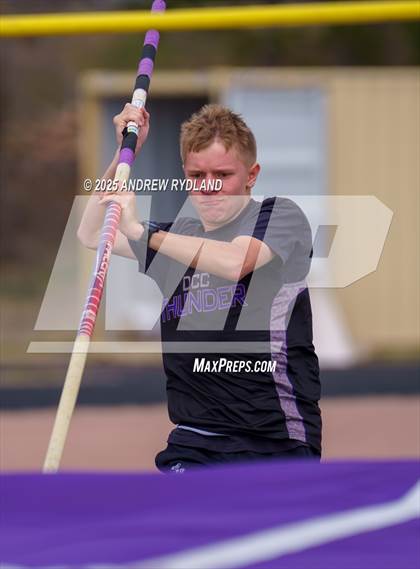 Thumbnail 2 in Pikes Peak Athletic Conference League Championship (Pole Vault) photogallery.