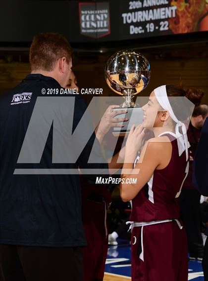 Thumbnail 1 in Ossining vs. Baldwin (Slam Dunk Tournament Final) photogallery.