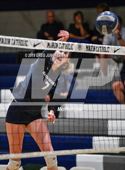 Thumbnail 3 in Marin Catholic vs. Redwood ( CIF NCS D2 Semi-Final ) photogallery.