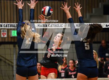 Thumbnail 1 in Marin Catholic vs. Redwood ( CIF NCS D2 Semi-Final ) photogallery.