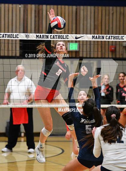 Thumbnail 3 in Marin Catholic vs. Redwood ( CIF NCS D2 Semi-Final ) photogallery.