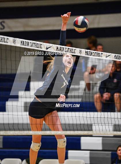 Thumbnail 3 in Marin Catholic vs. Redwood ( CIF NCS D2 Semi-Final ) photogallery.