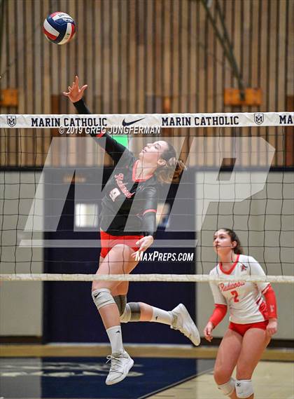 Thumbnail 3 in Marin Catholic vs. Redwood ( CIF NCS D2 Semi-Final ) photogallery.